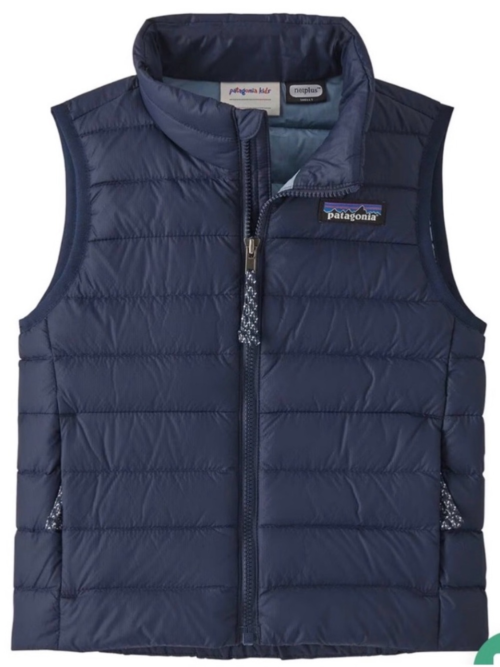 Patagonia Navy Blue Quilted Kids Vest